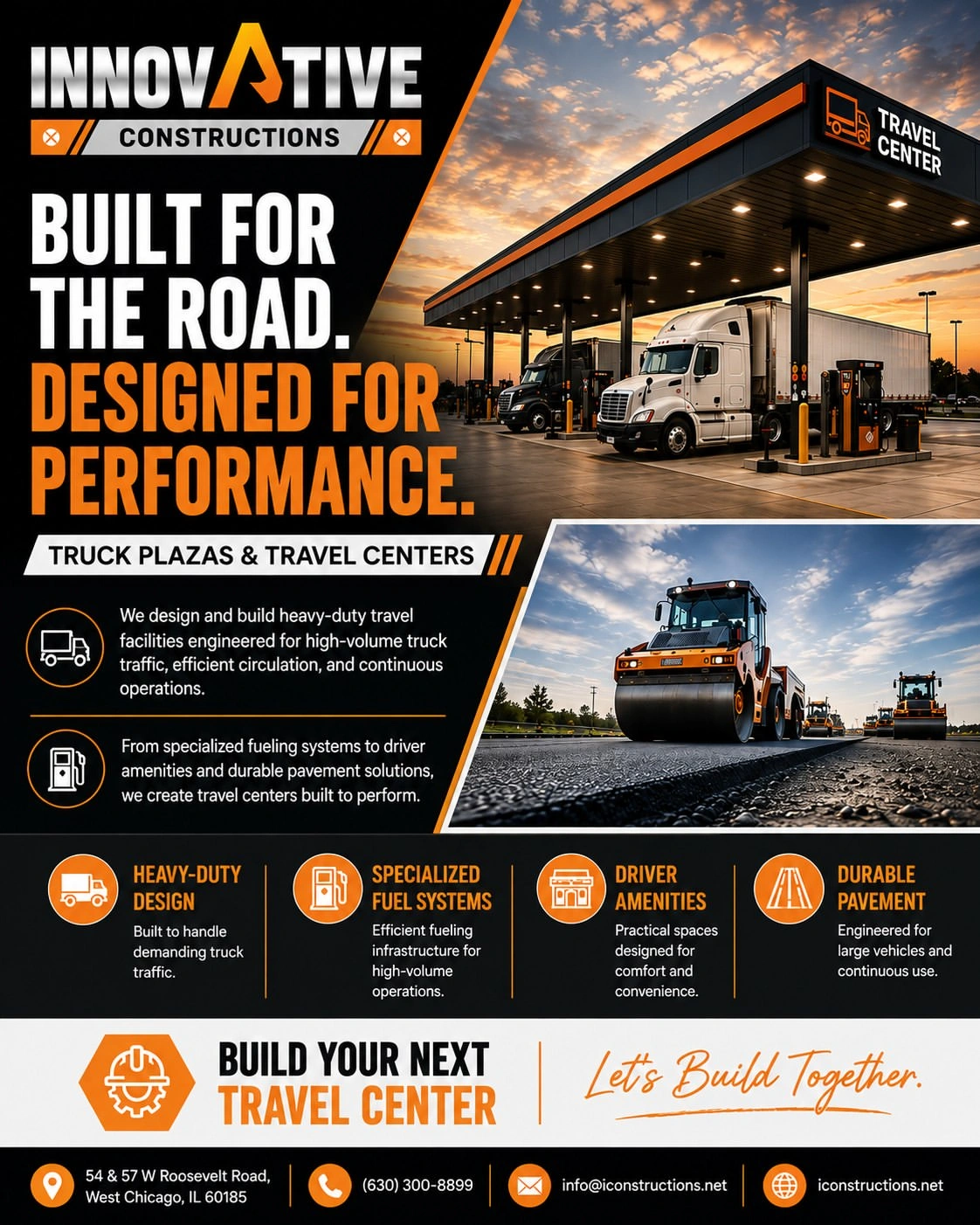 truck plaza construction